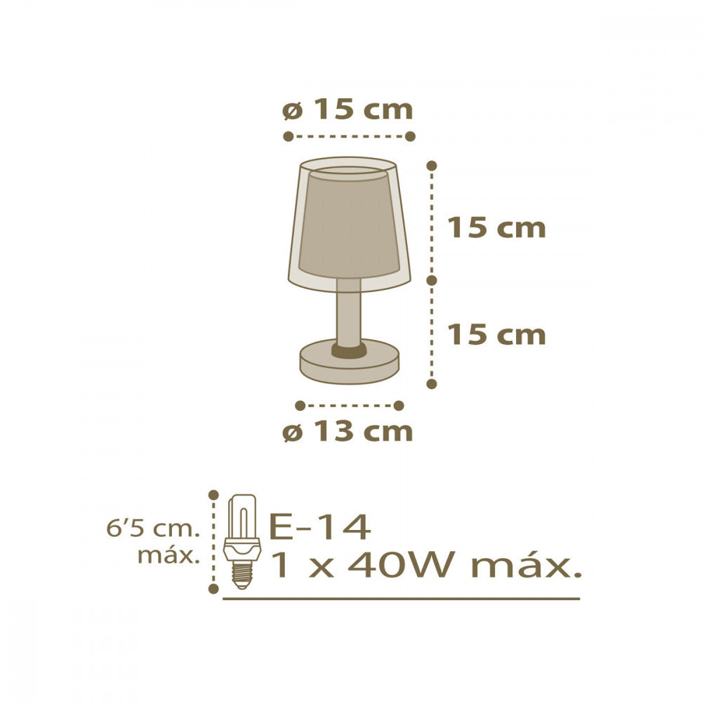 Dalber Vichy 80221B asztali gyerek lámpa  műanyag   E14