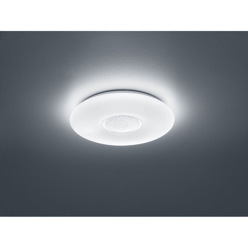 Trio AKINA R67541101 mennyezeti lámpa  fehér   műanyag   incl. 21W LED, 3000-5500K, 2100Lm   SMD   2100 lm  IP20   A